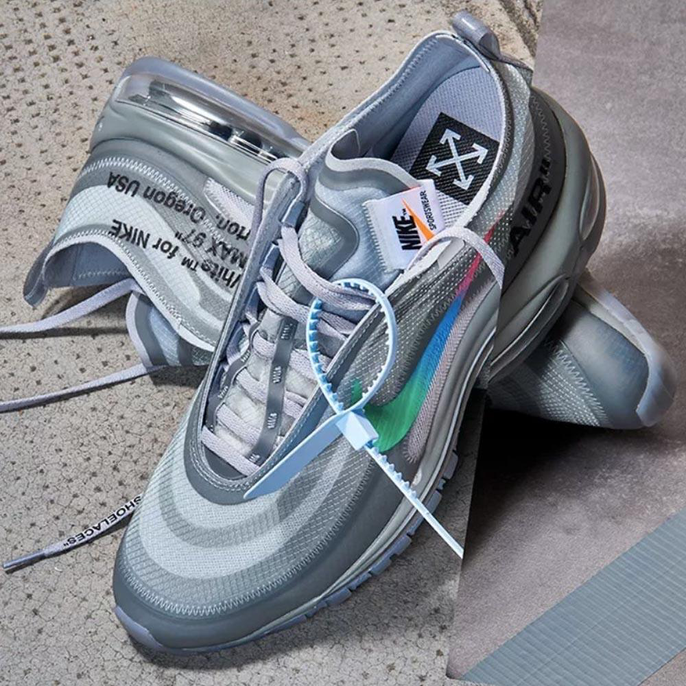 Hombre Off-White X Nike Air Max 97 Menta 