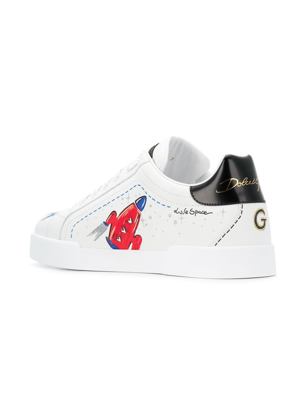 Dolce & Gabbana Portofino graffiti sneakers