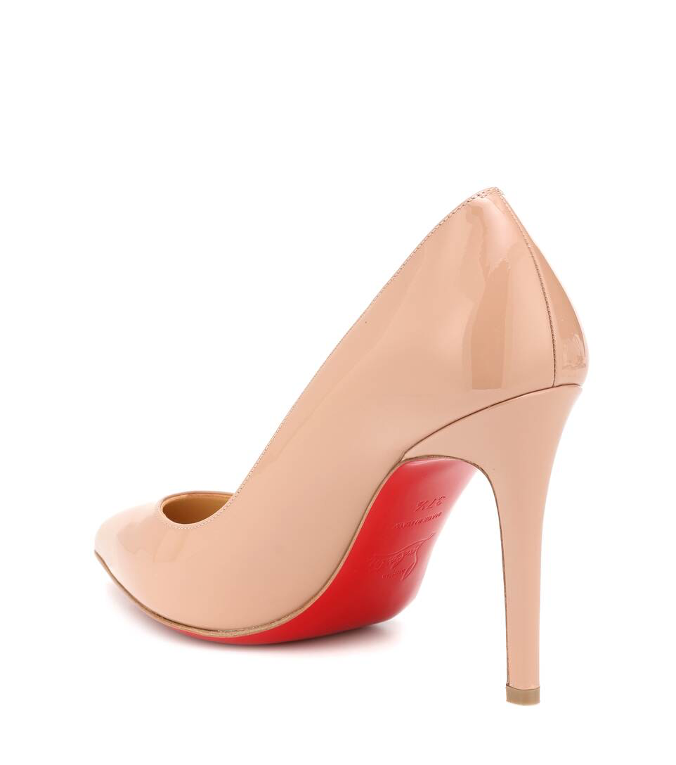 FEMME CHRISTIAN LOUBOUTIN Escarpins Pigalle 100 en cuir verni