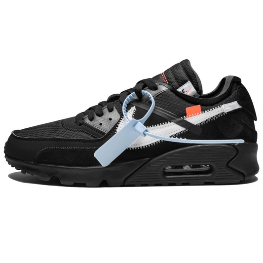 Men Off-White X Nike Air Max 90 Black