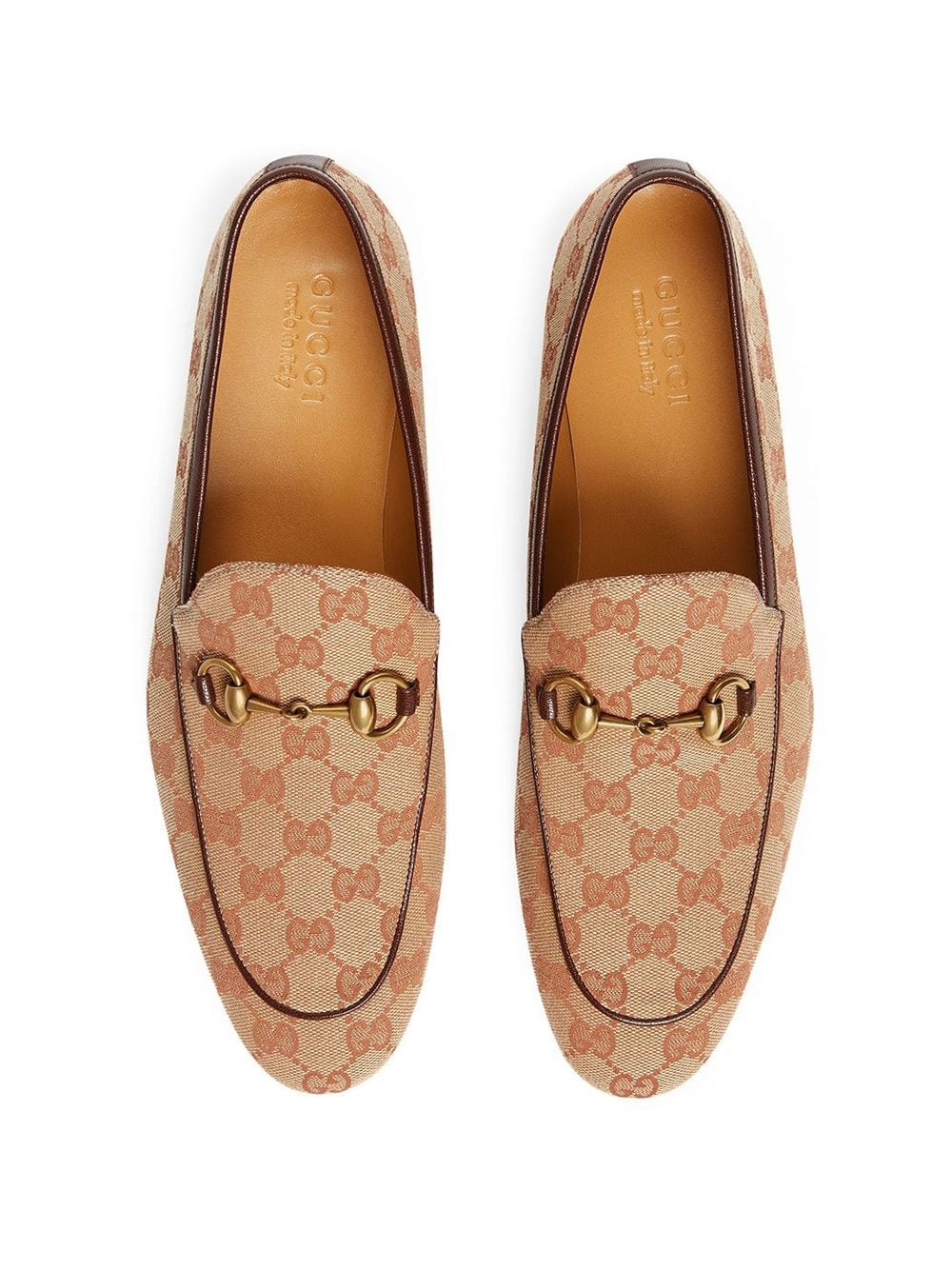 Gucci Mocasines de lona Gucci Jordaan GG de hombre