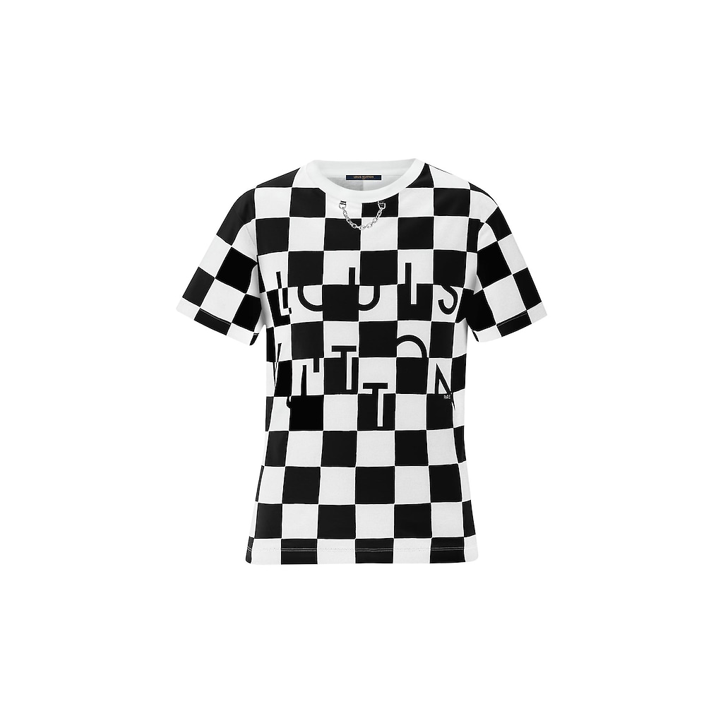 Women Louis Vuitton DAMIER T-SHIRT - UN ATELIER