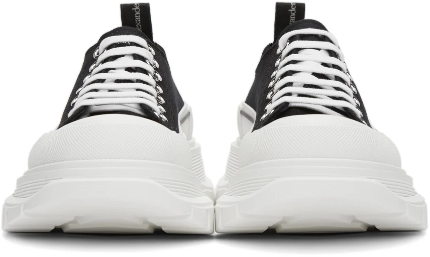 Alexander McQueen Baskets à lacets Tread Slick