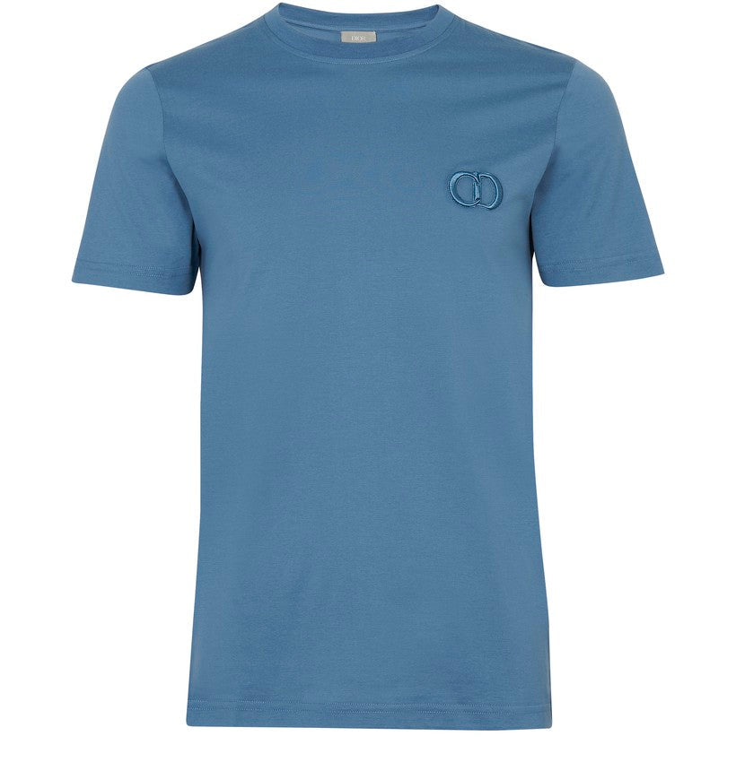 MEN DIOR T-SHIRT BLUE - UN ATELIER