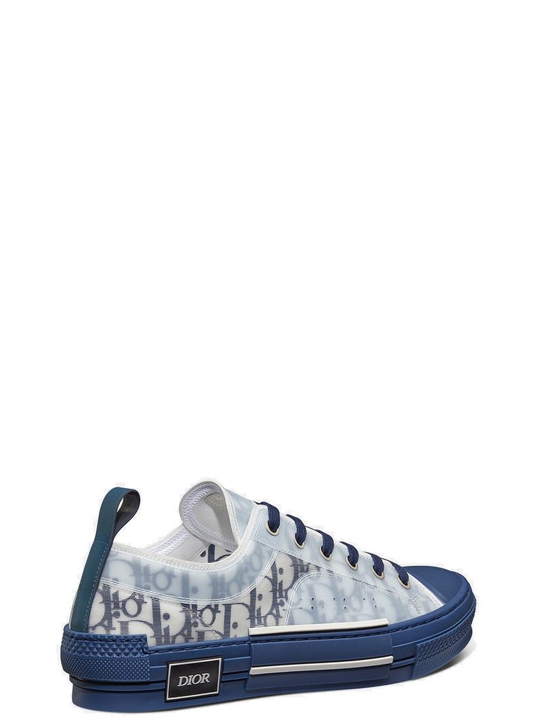 BASKETS BASSES DIOR OBLIQUE B23 BLEU HOMME