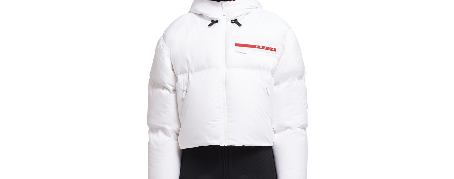 Prada cropped puffer jacket