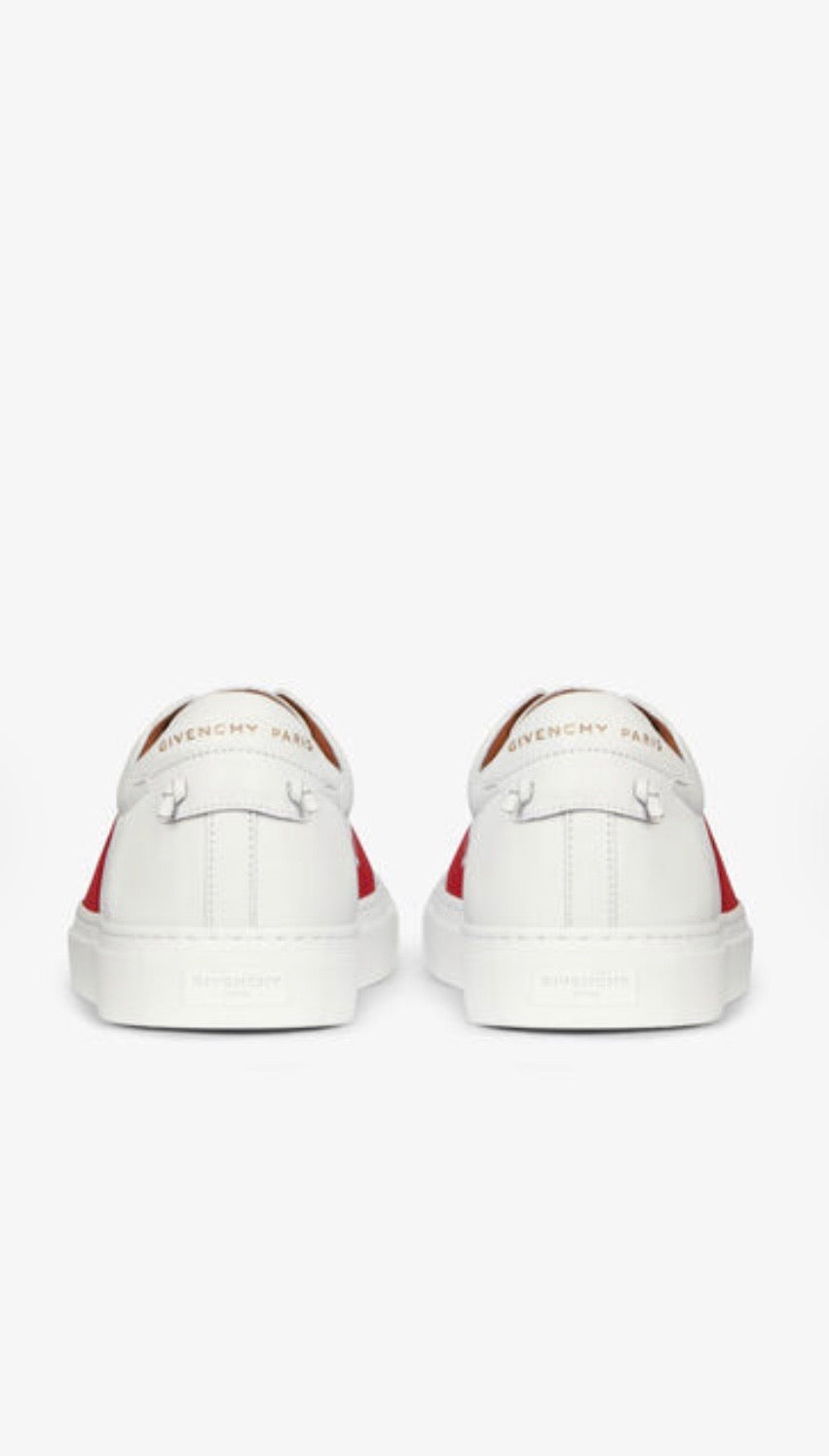 MEN GIVENCHY PARIS WEBBING SNEAKERS IN LEATHER