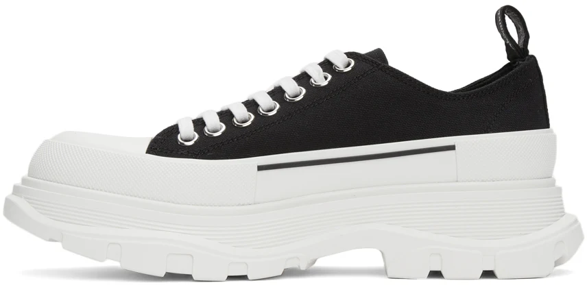 Alexander McQueen Baskets à lacets Tread Slick