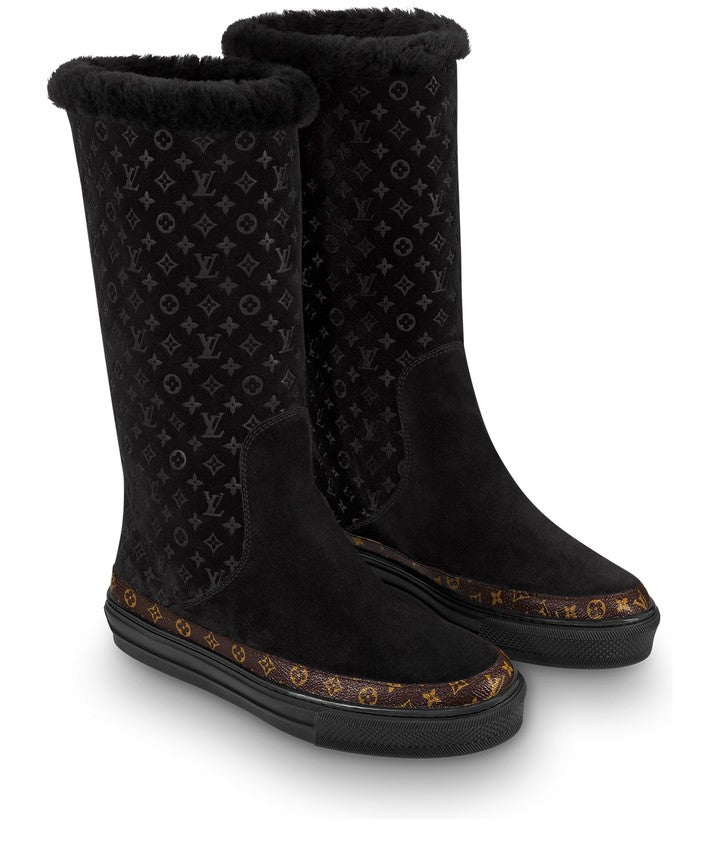 LOUIS VUITTON Snowball Flat Half Boot