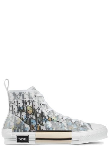 MEN DIOR B23 HIGH-TOP SNEAKER IN DIOR OBLIQUE WITH DIOR & ALEX FOXTON PRINT