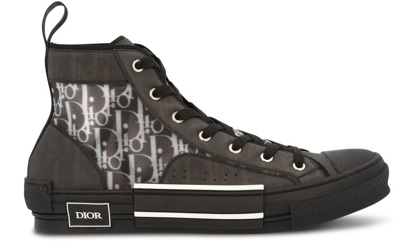 DIOR "B23" HIGH-TOP DIOR OBLIQUE SNEAKER