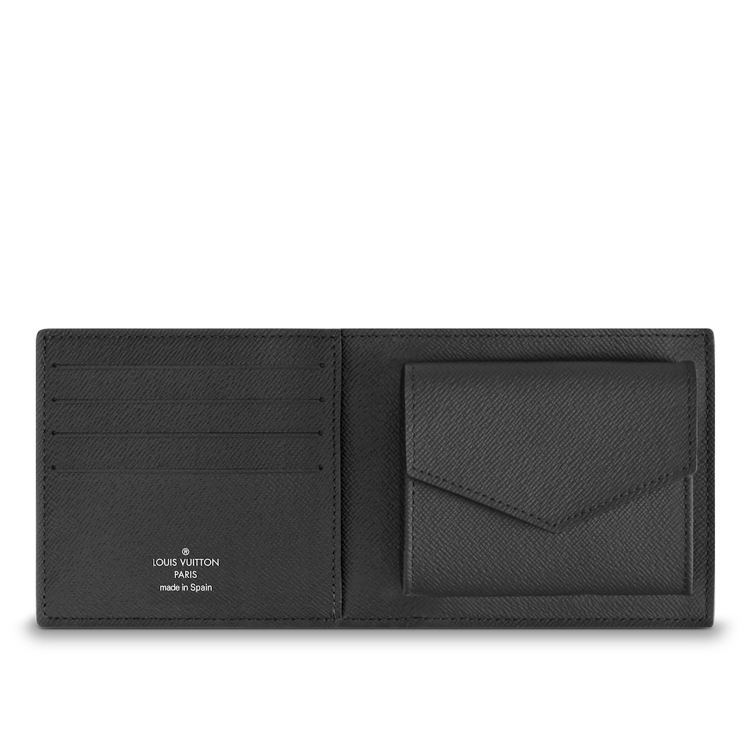 Louis Vuitton Slender Wallet Damier Graphite Map Black Lining in Coated  Canvas - US