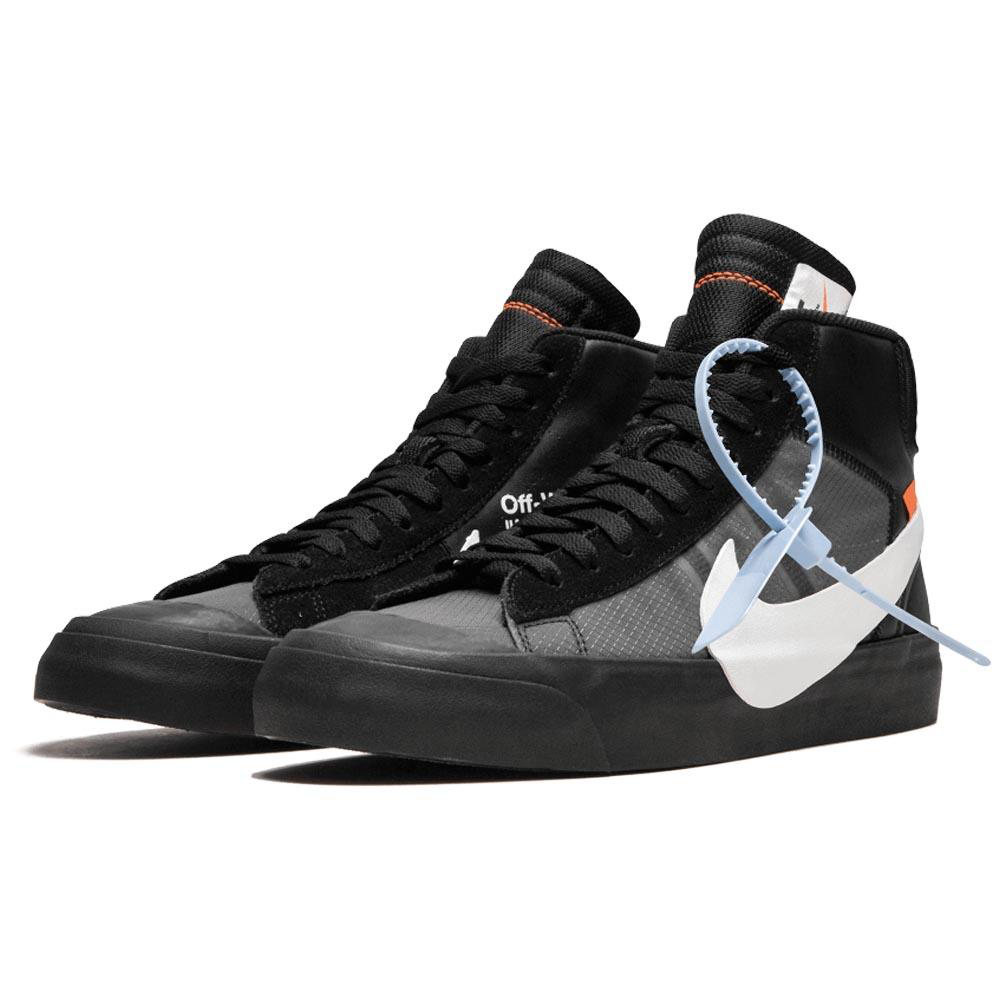 Men Off-White X Nike Blazer Black SPOOKY PACK