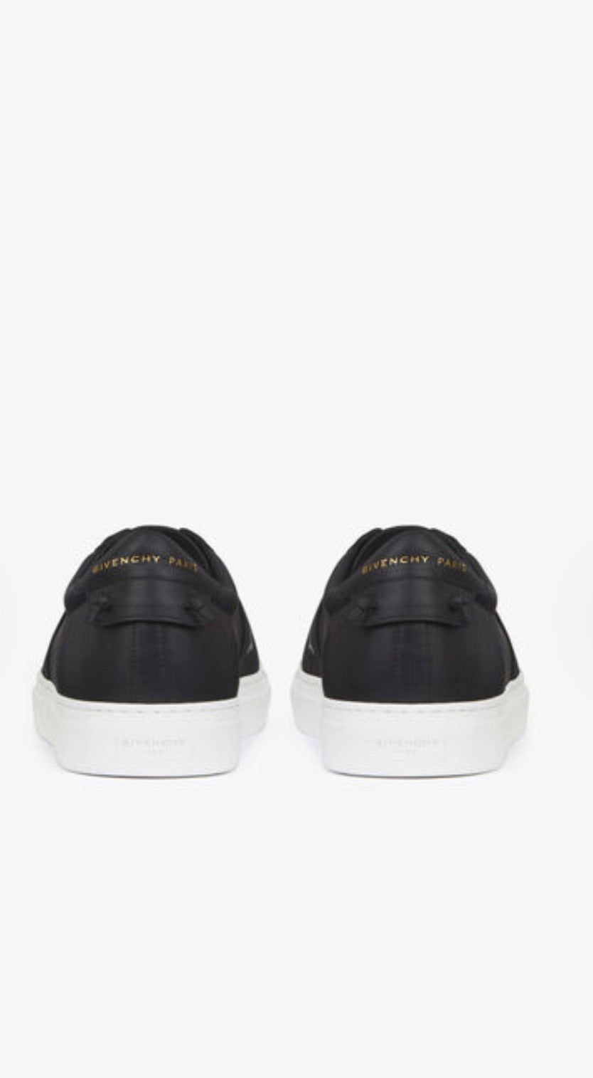 MEN GIVENCHY PARIS STRAP SNEAKERS IN LEATHER