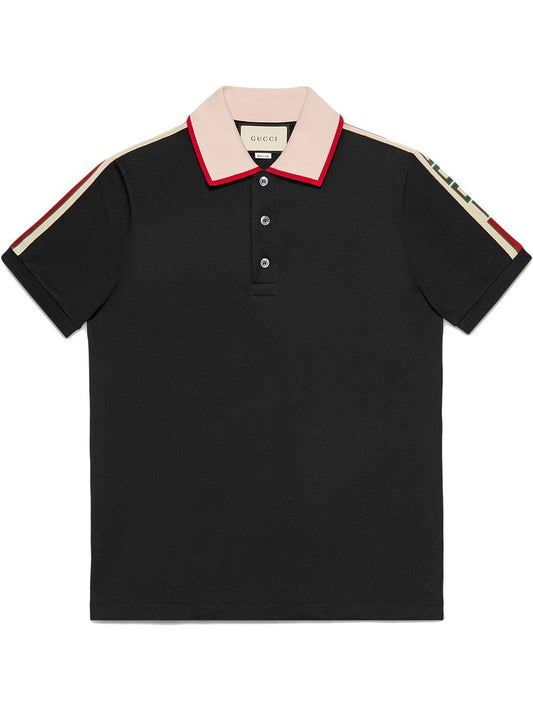 Hombre Gucci Polo de algodón con camisa a rayas Gucci