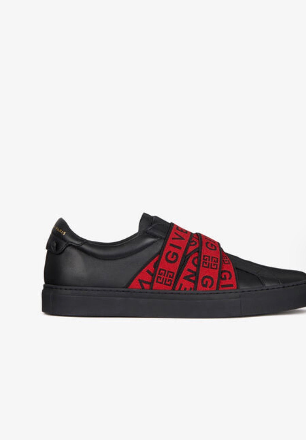 MEN GIVENCHY 4G WEBBING SNEAKERS IN LEATHER