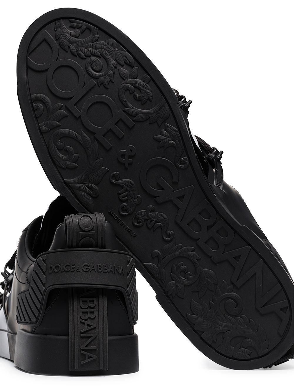 Dolce &amp; Gabbana zapatillas Portofino con logo en relieve