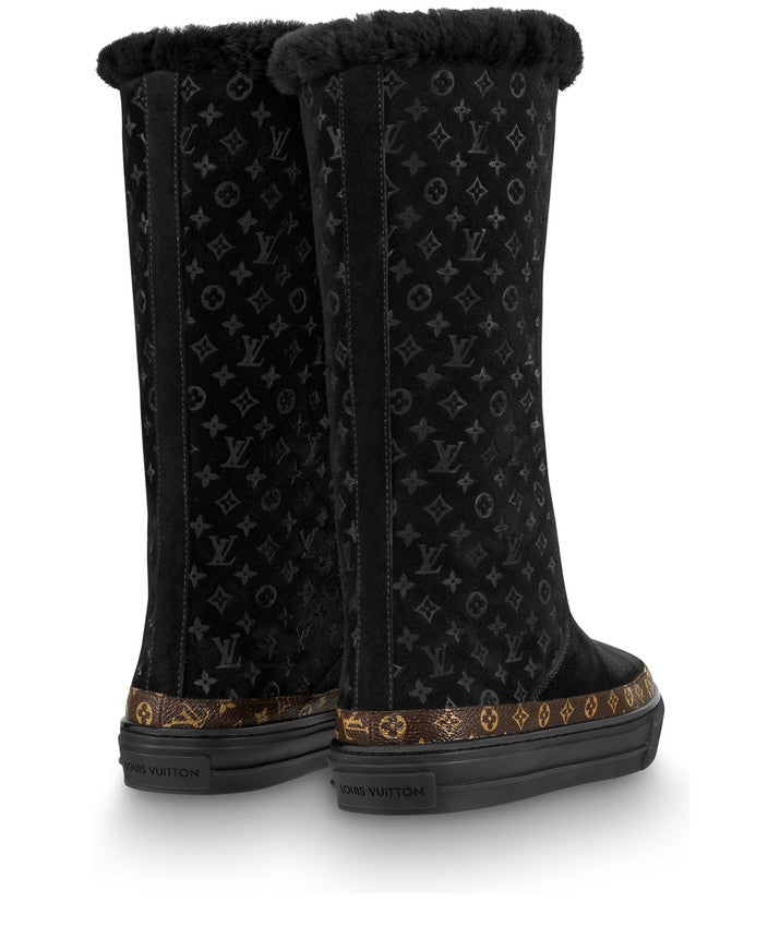 LOUIS VUITTON Snowball Flat Half Boot