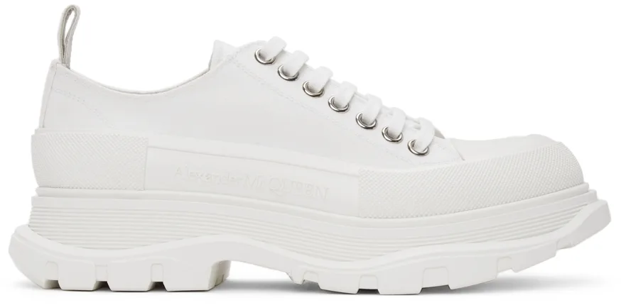 Alexander McQueen Baskets à lacets Tread Slick