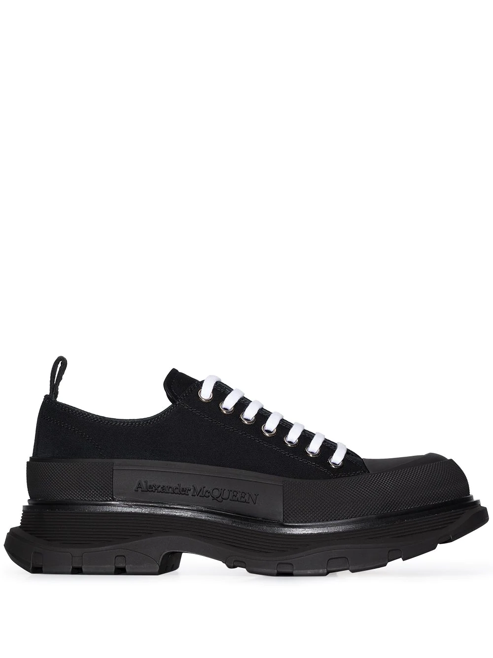 Alexander McQueen Baskets à lacets Tread Slick