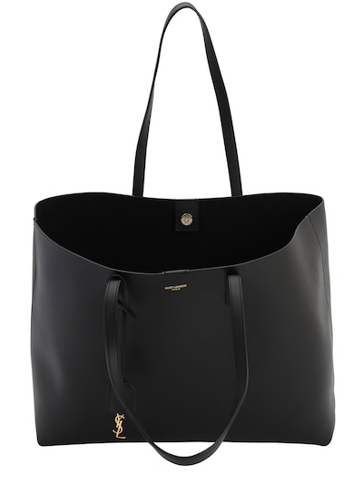 Yves SAINT LAURENT YSL SMOOTH LEATHER SHOPPING BAG