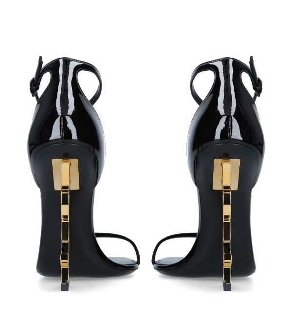 YSL Yves Saint Laurent Patent Opyum Sandals 110