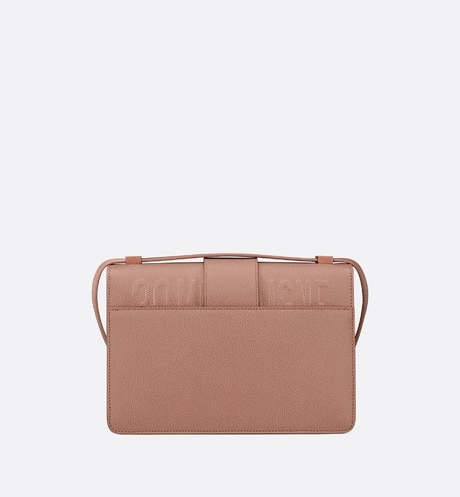 SAC À RABAT DIOR MATTE BLUSH 30 MONTAIGNE EN CUIR DE VEAU GRAIN ESTAMPÉ