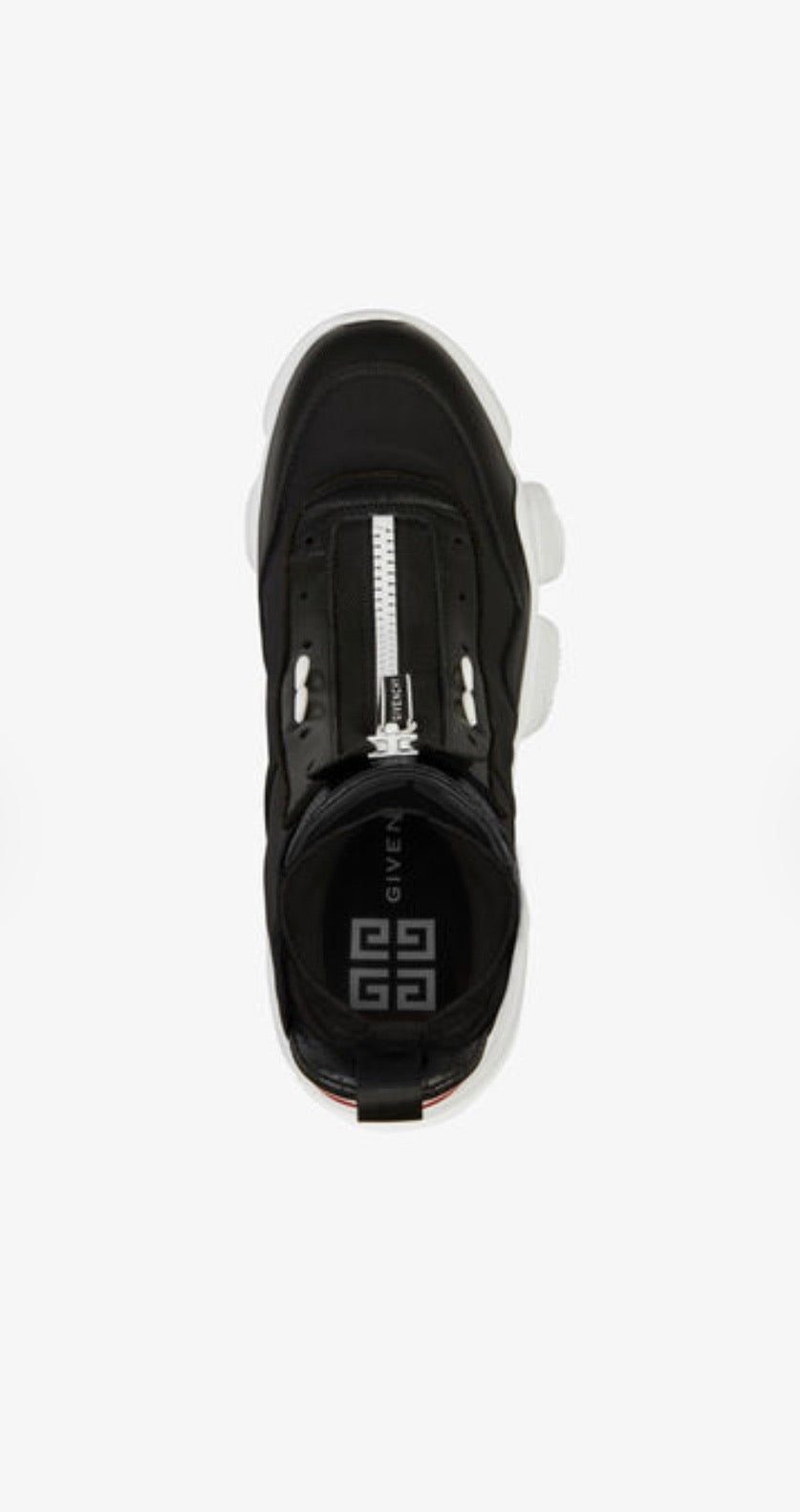 MEN GIVENCHY JAW HIGH SNEAKERS IN NYLON AND LEATHER