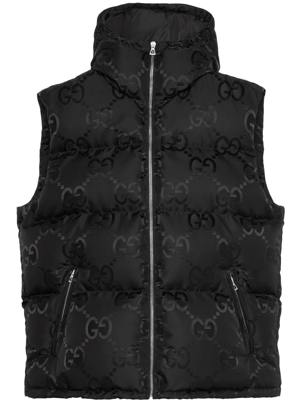 Gilet en duvet en toile Gucci Jumbo GG