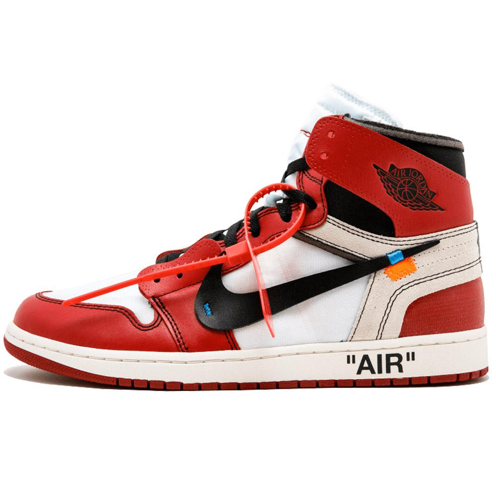 Hombres Off-White X Nike Air Jordan 1 Chicago 