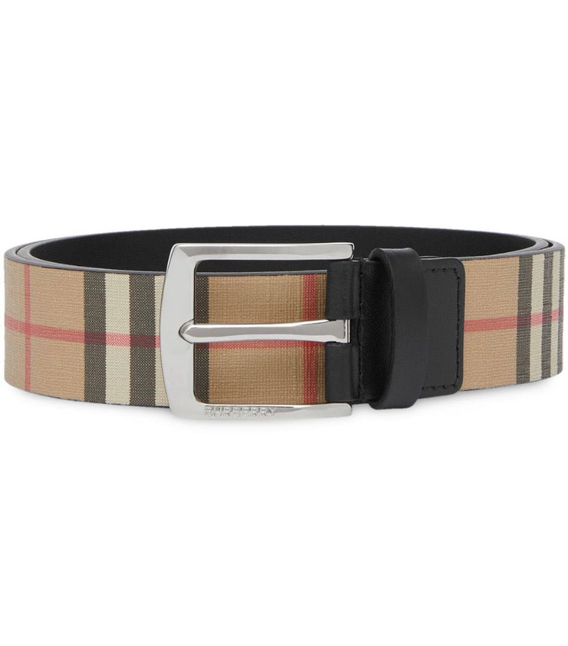 MEN Burberry Vintage Check belt - UN ATELIER