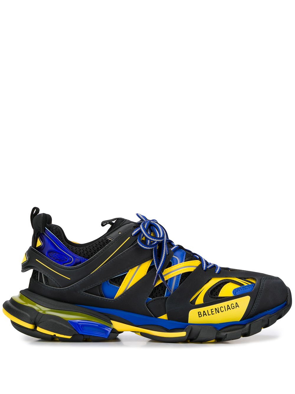 Zapatilla Balenciaga Track para Hombre en Negro/Amarillo/Azul