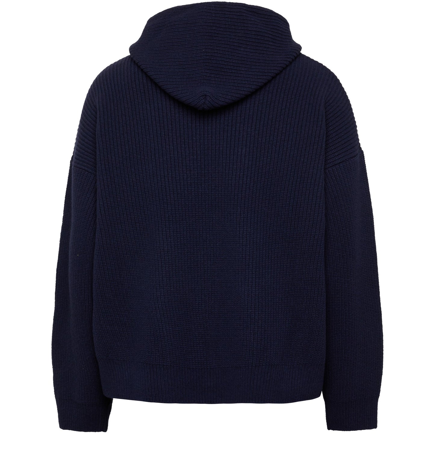 Pull à capuche Celine en laine côtelée