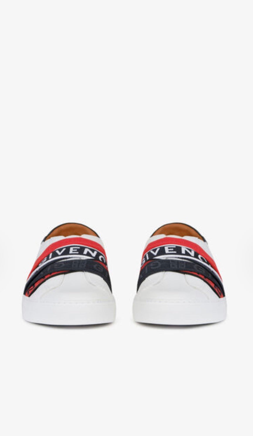 SNEAKERS WEBBING GIVENCHY 4G HOMME EN CUIR