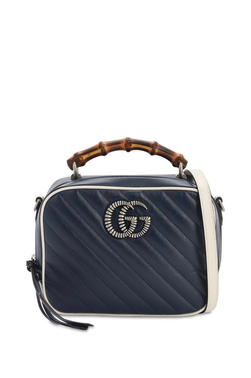 GUCCI GG MARMONT BAMBOO SHOULDER BAG