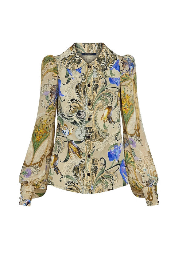 WOMEN LV LOUIS VUITTON LONG-SLEEVED SHIRT