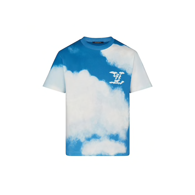 MEN LOUIS VUITTON CLOUD PRINT T-SHIRT