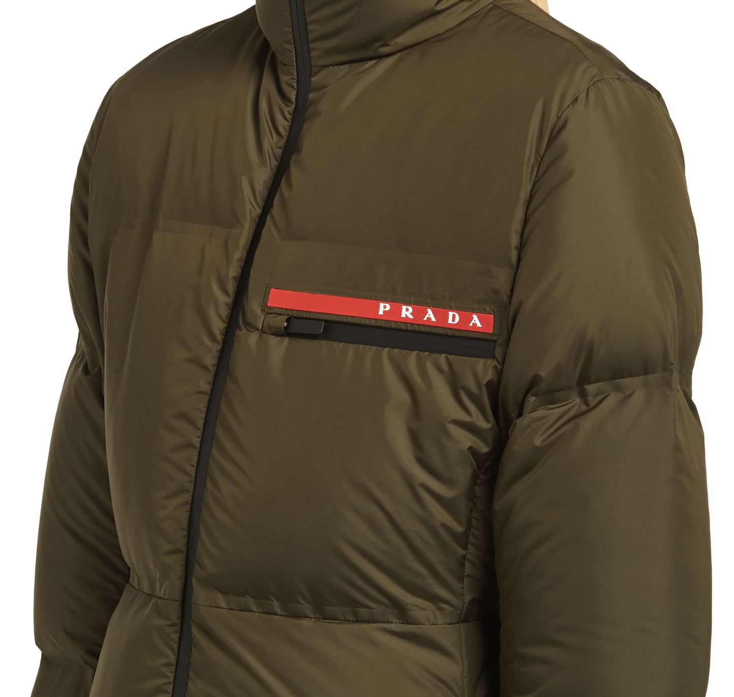 Prada LR-HX15 technical nylon puffer jacket