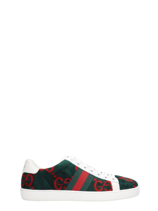 Men Gucci Ace GG terry cloth sneaker