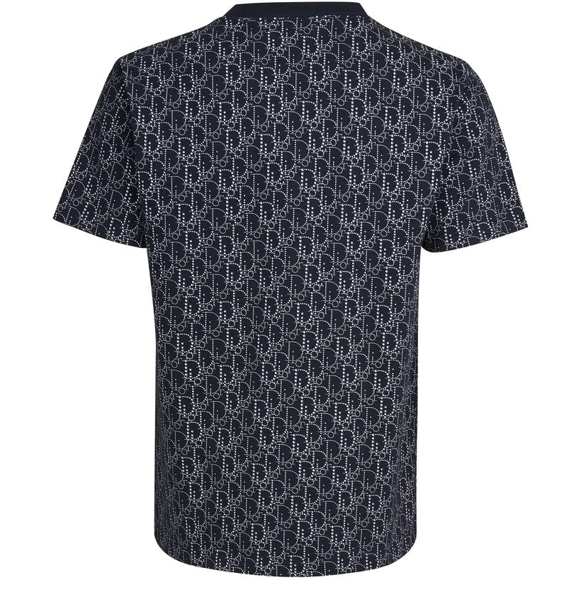 Men DIOR Oversized Dior Oblique Beaded T-shirt