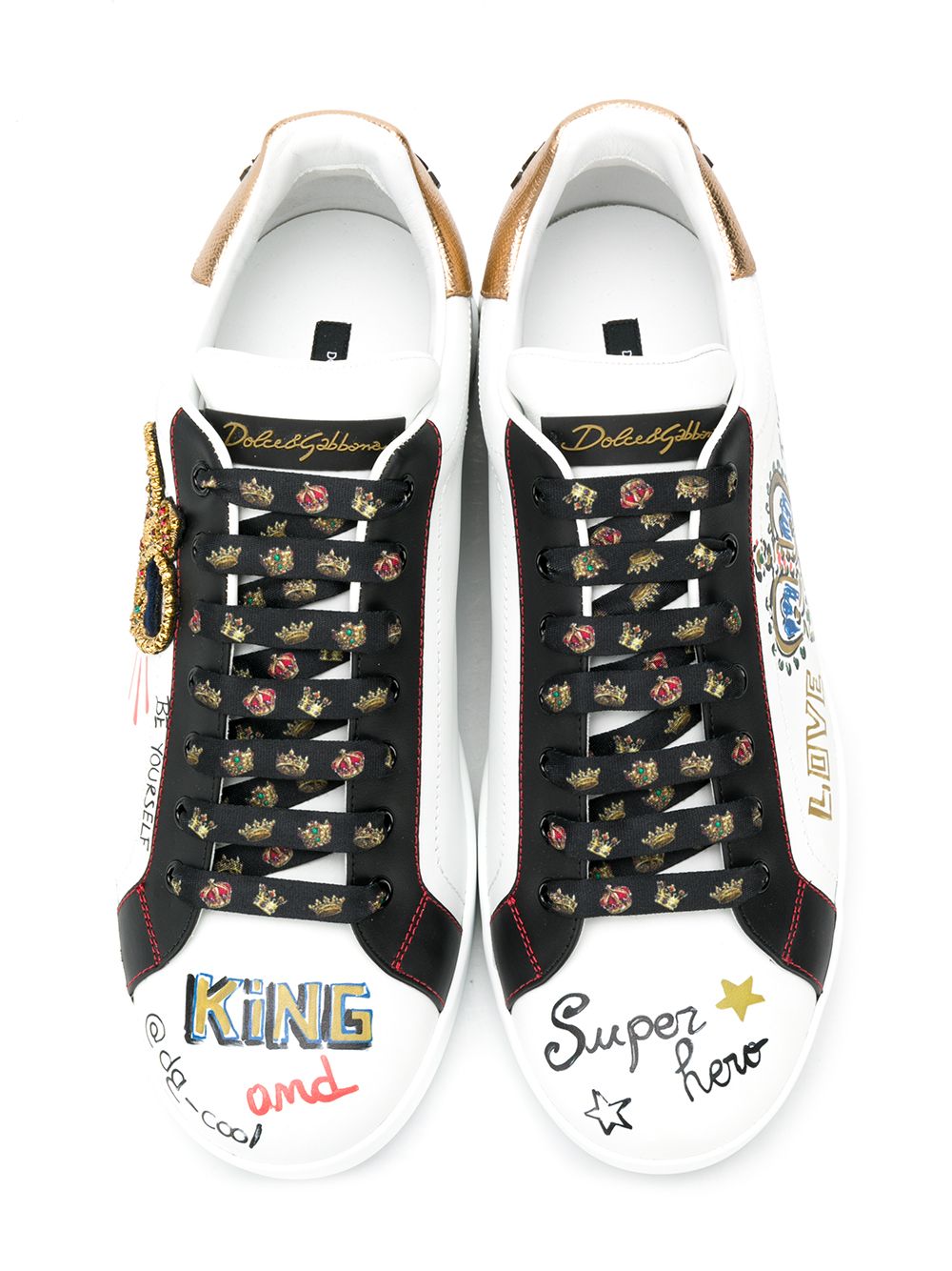 Dolce & Gabbana Portofino printed sneakers