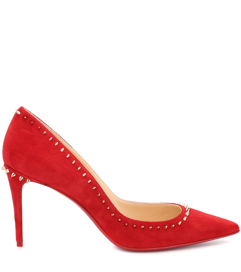 WOMEN CHRISTIAN LOUBOUTIN 85 suede pumps