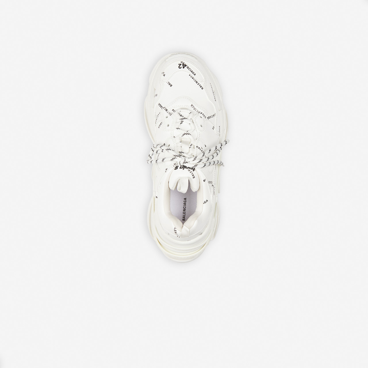 WOMEN BALENCIAGA ALLOVER LOGO TRIPLE S SNEAKER