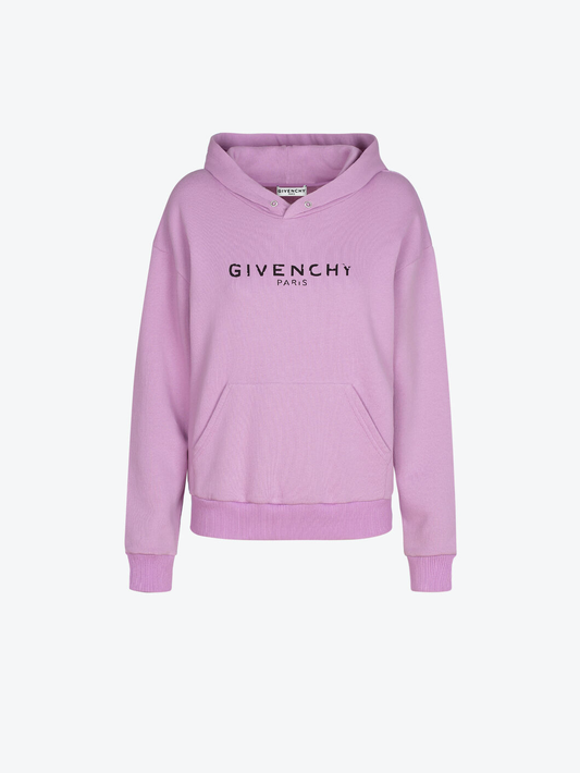 WOMEN GIVENCHY  PARIS VINTAGE PRINTED HOODIE