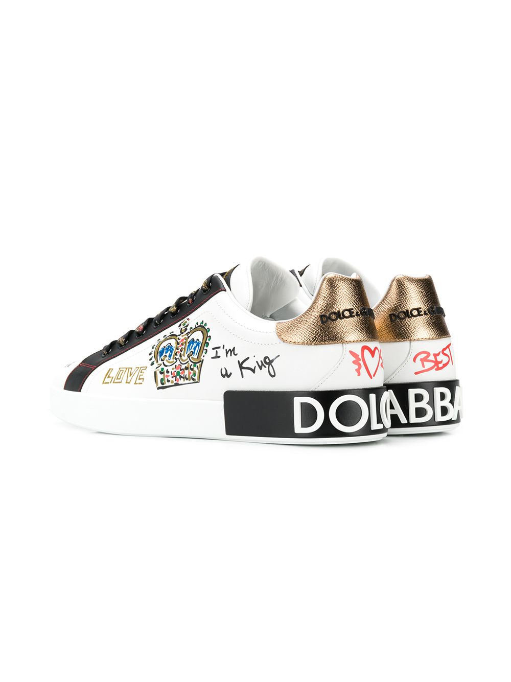 Dolce & Gabbana Portofino printed sneakers