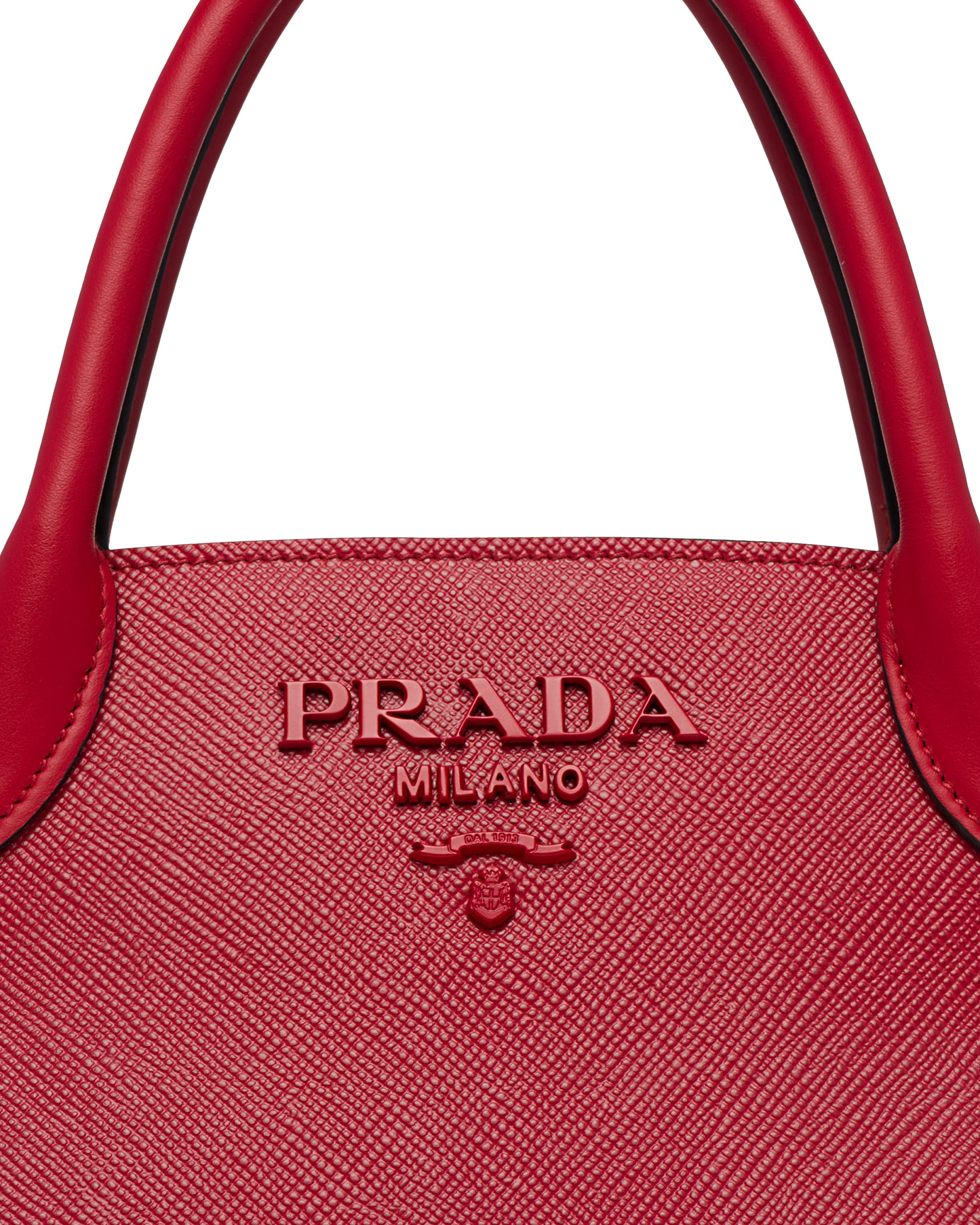 Prada Petit sac monochrome Prada en cuir saffiano