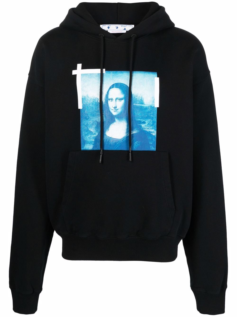 Off-White Mona Lisa sudadera con capucha y cordón