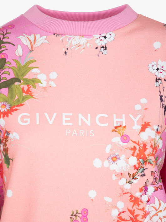 WOMEN GIVENCHY PARIS FLORAL PRINTED SWEATSHIRT