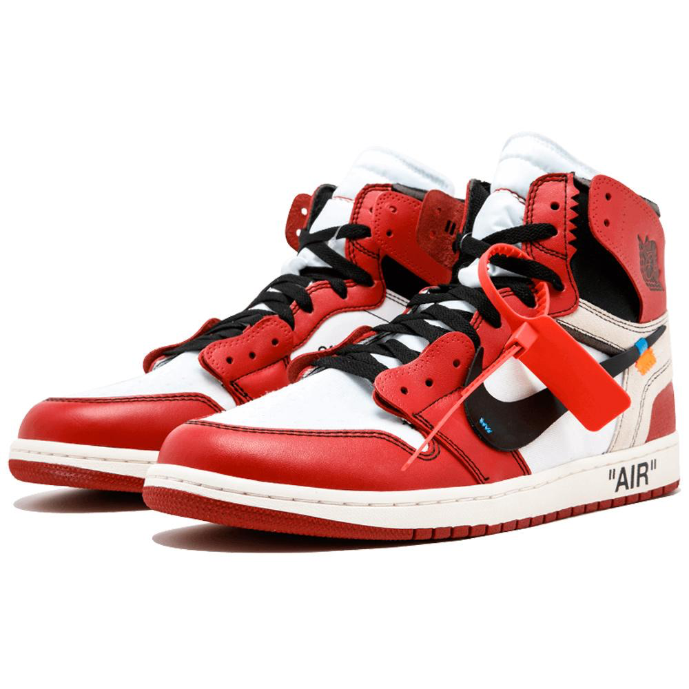 Hombres Off-White X Nike Air Jordan 1 Chicago 