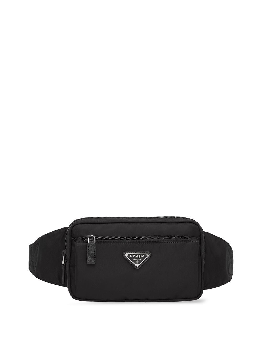 Prada logo-plaque belt bag